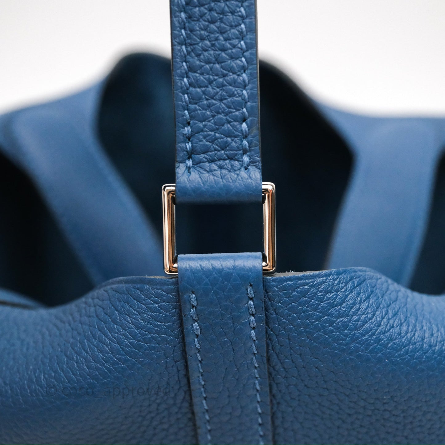 Hermès Picotin 18 Deep Blue S4 Taurillon Maurice Palladium Hardware