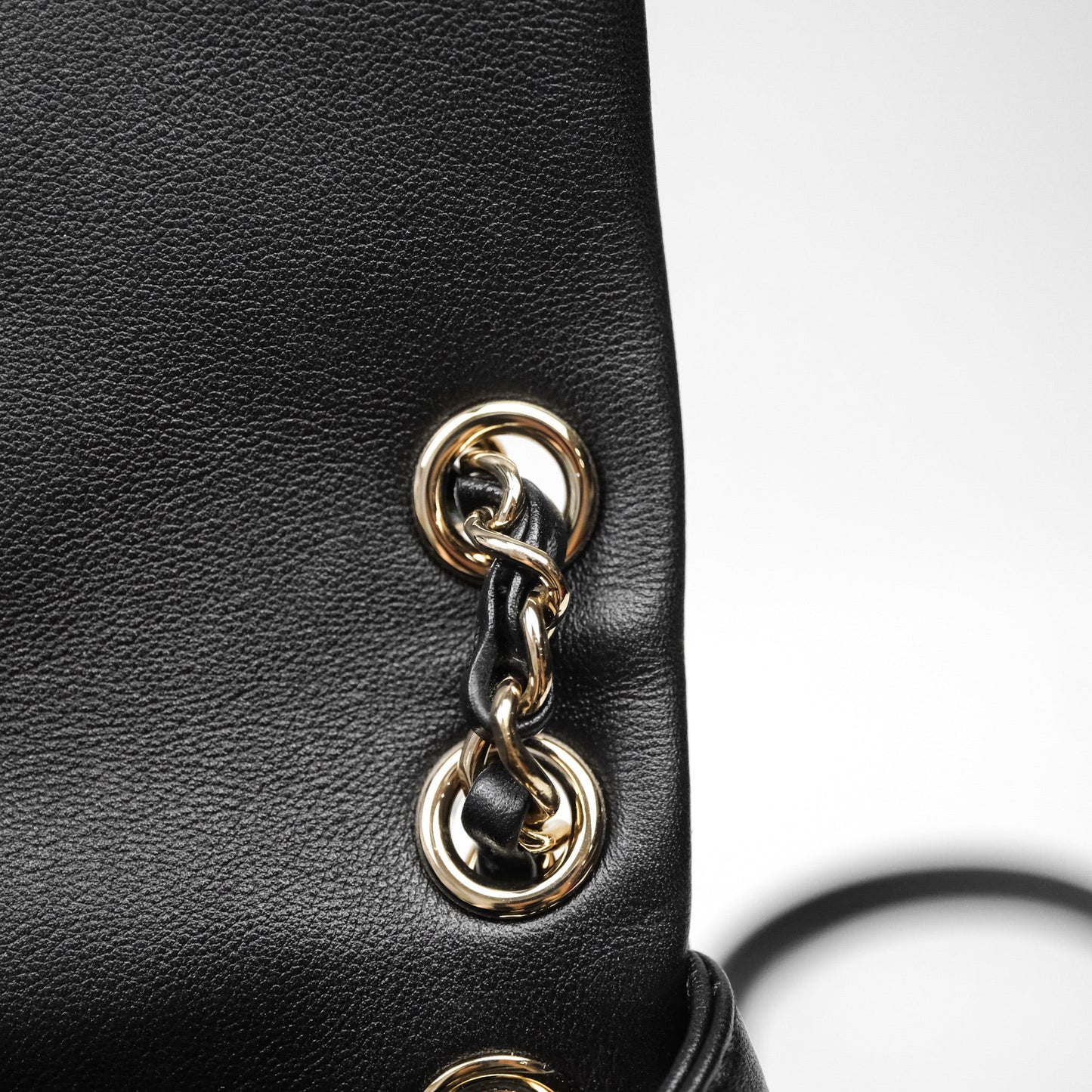 Chanel Mini Duma Backpack Black Calfskin Gold Hardware