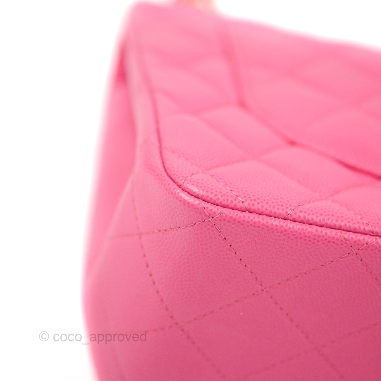 Chanel Jumbo Double Flap Pink Caviar Gold Hardware⁣⁣