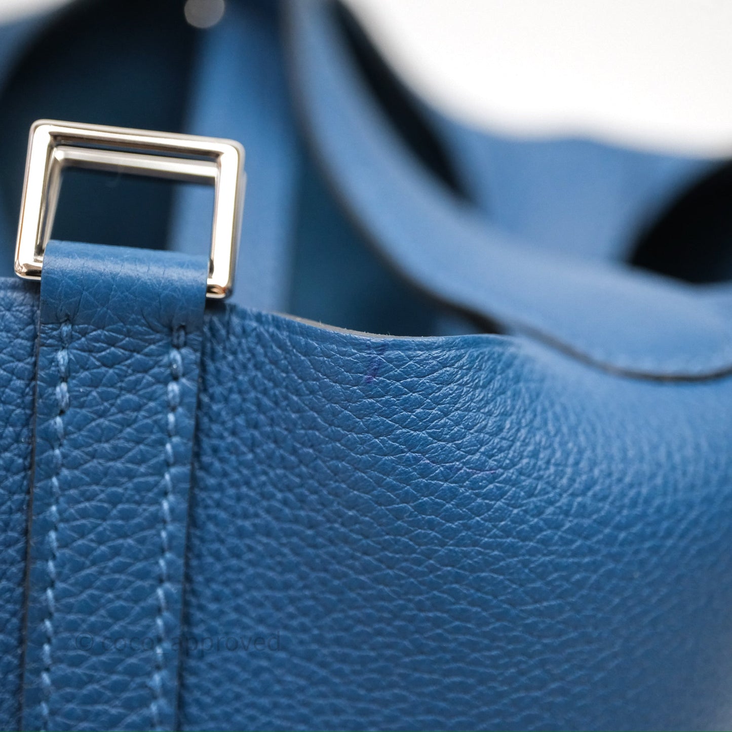 Hermès Picotin 18 Deep Blue S4 Taurillon Maurice Palladium Hardware