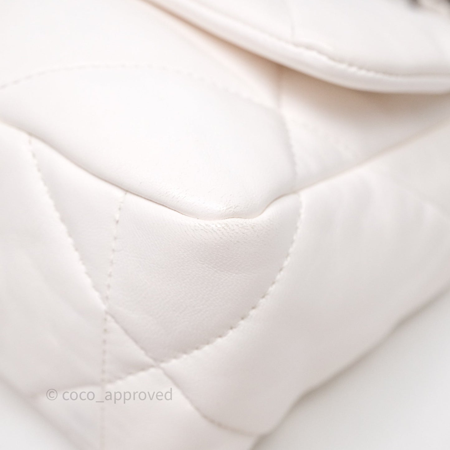 Chanel 19 Small White Mixed Hardware