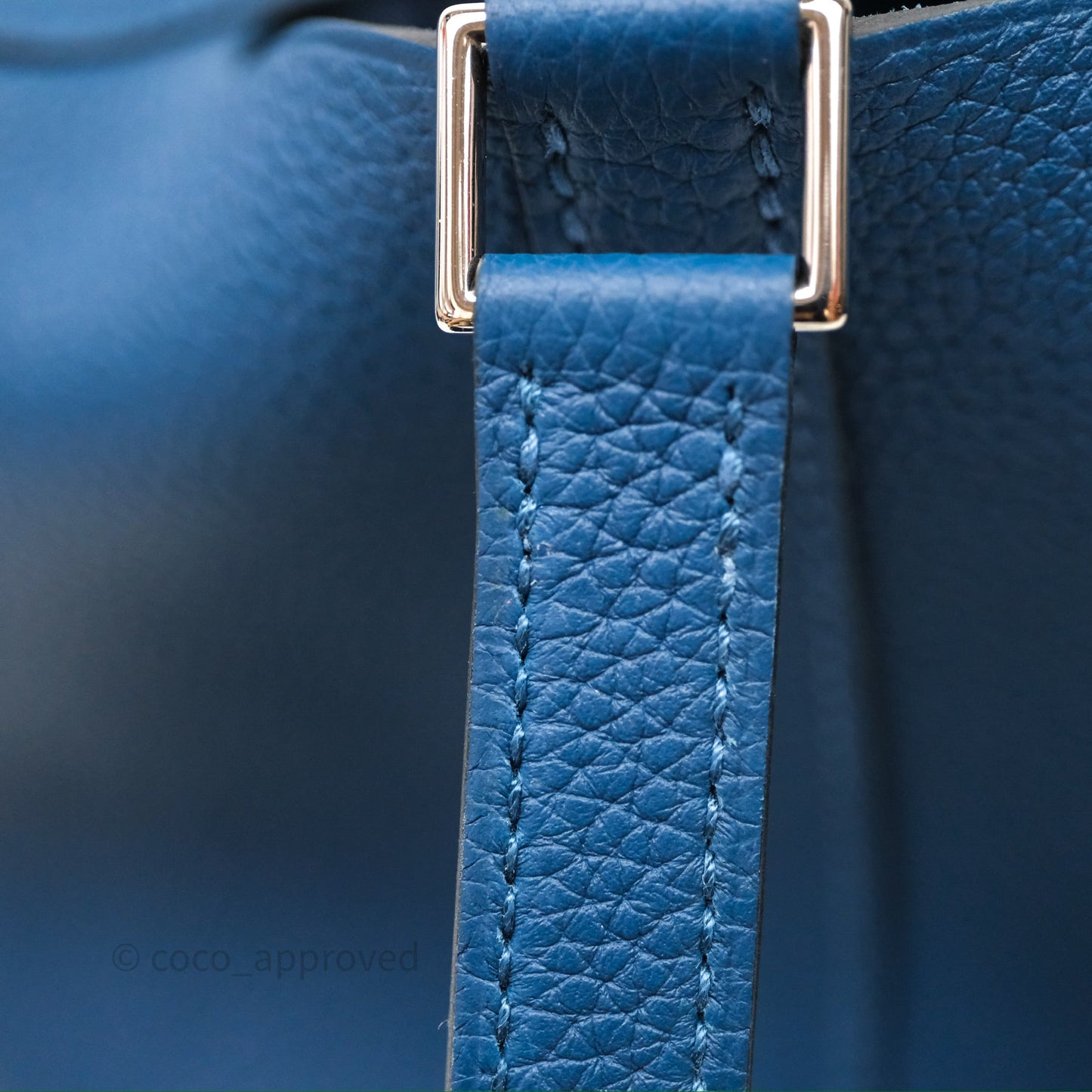 Hermès Picotin 18 Deep Blue S4 Taurillon Maurice Palladium Hardware