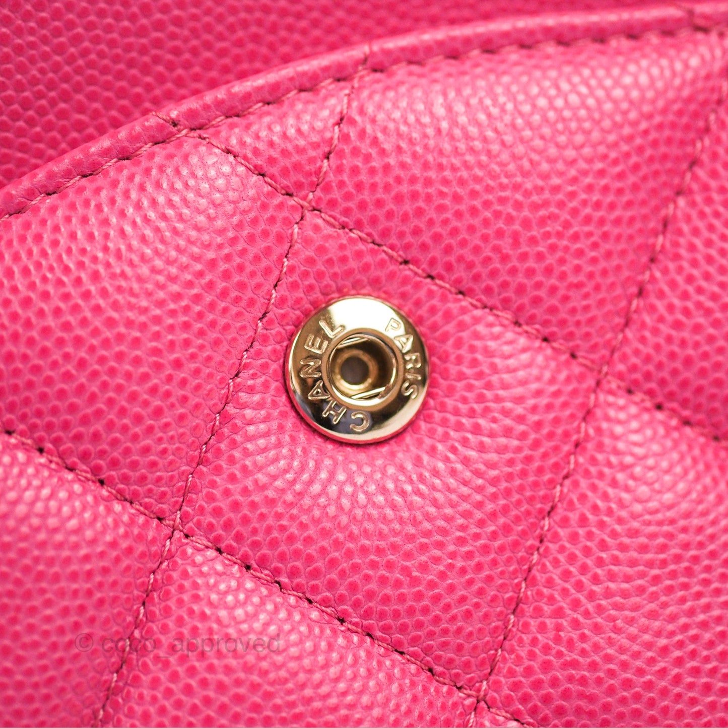 Chanel Jumbo Double Flap Pink Caviar Gold Hardware⁣⁣