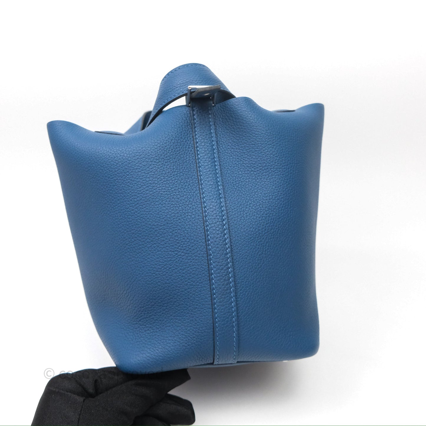 Hermès Picotin 18 Deep Blue S4 Taurillon Maurice Palladium Hardware