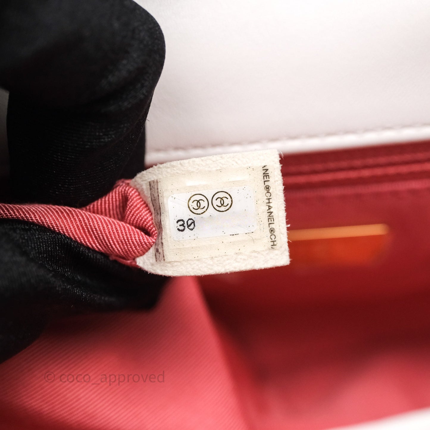Chanel 19 Small White Mixed Hardware