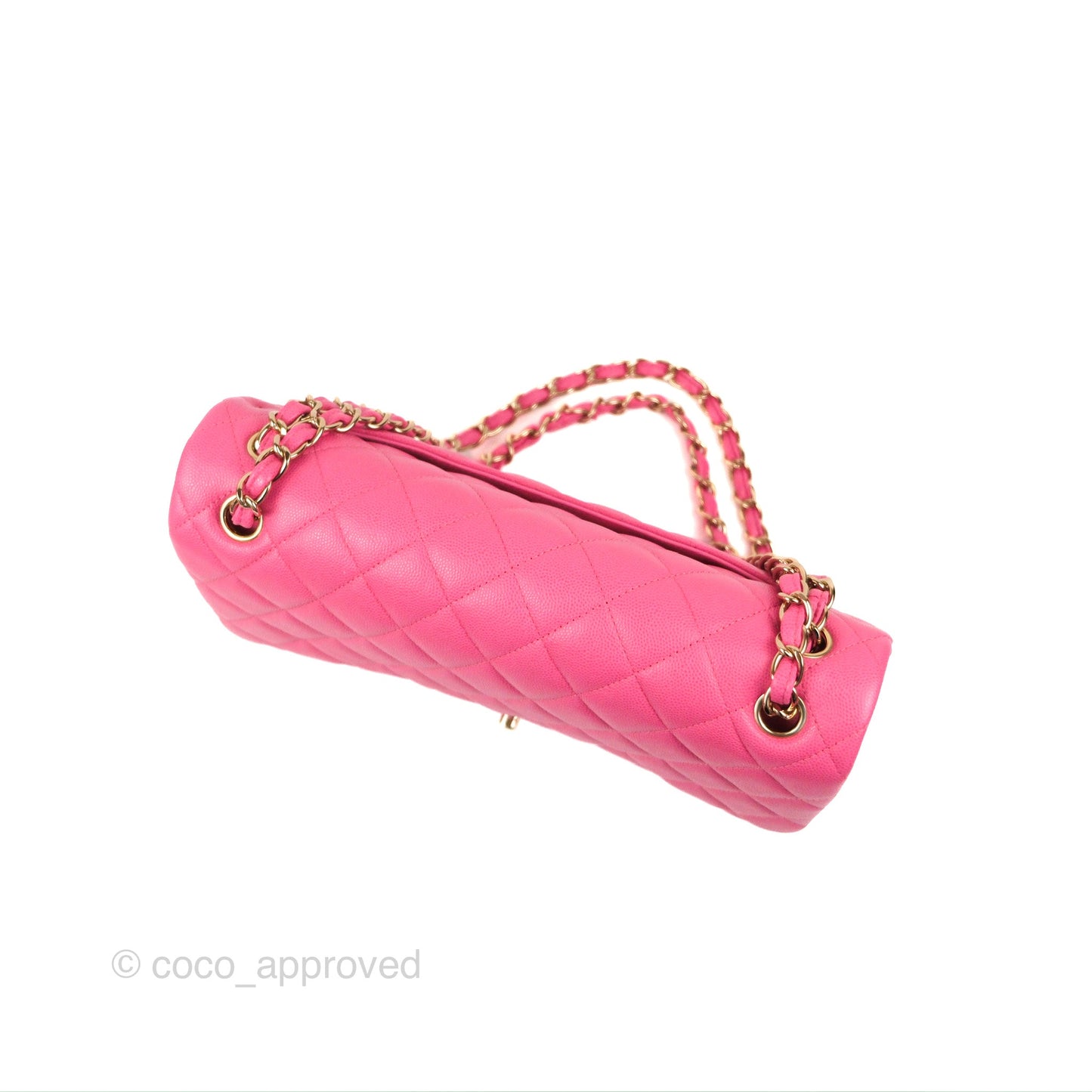 Chanel Jumbo Double Flap Pink Caviar Gold Hardware⁣⁣