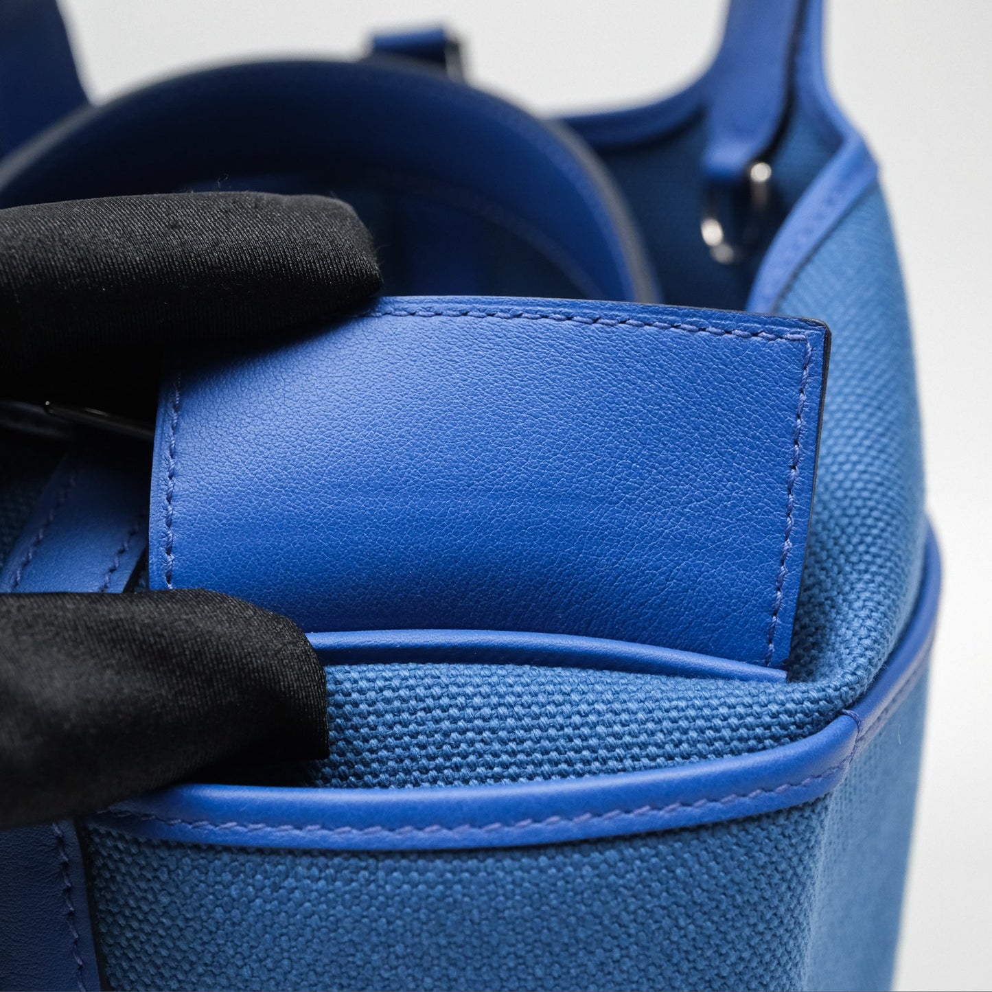 Hermes Picotin Lock 18 Cargo Pockets Bleu Royal Palladium Hardware