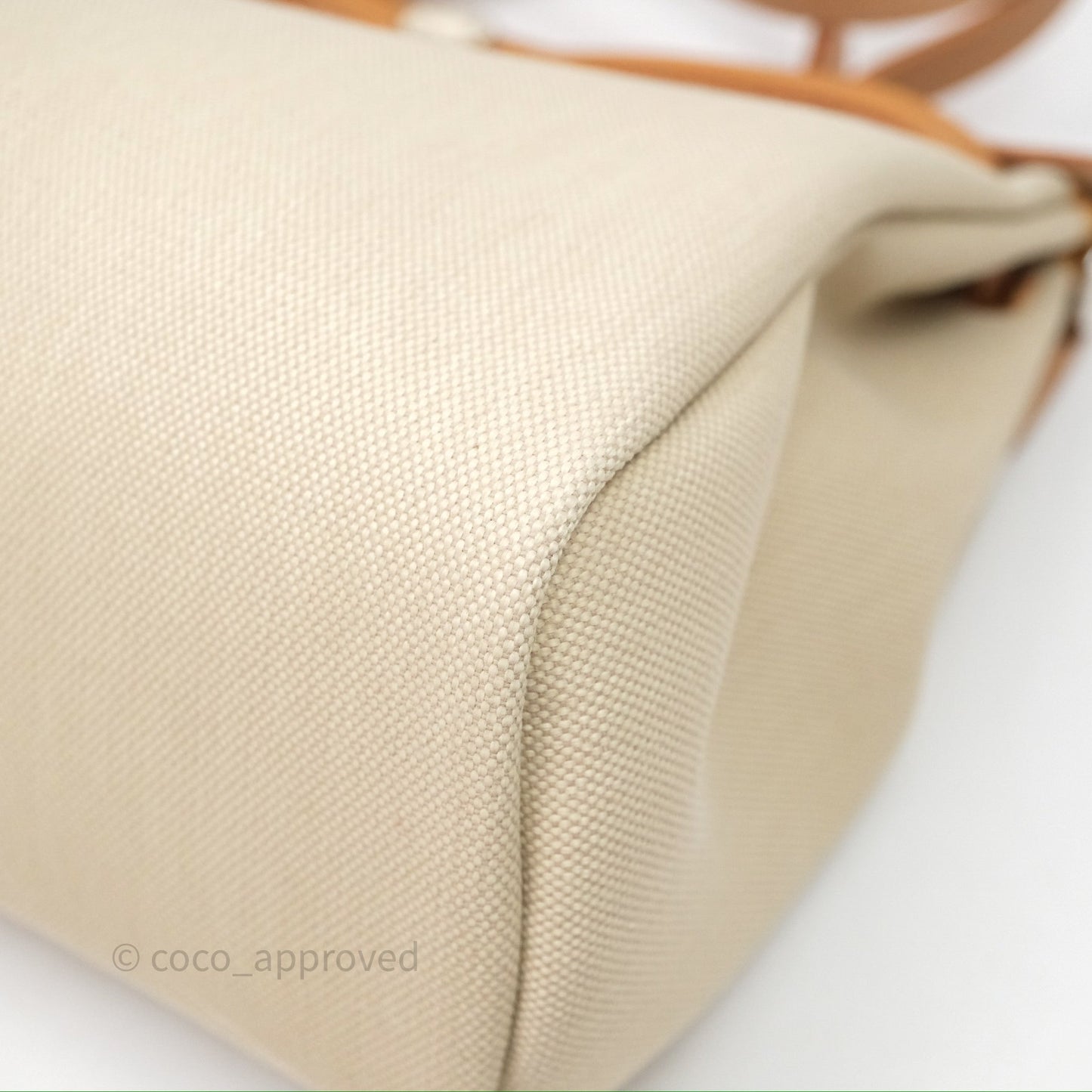 Hermès Herbag Zip 31 Retourne Beton/Natural/Nata Canvas