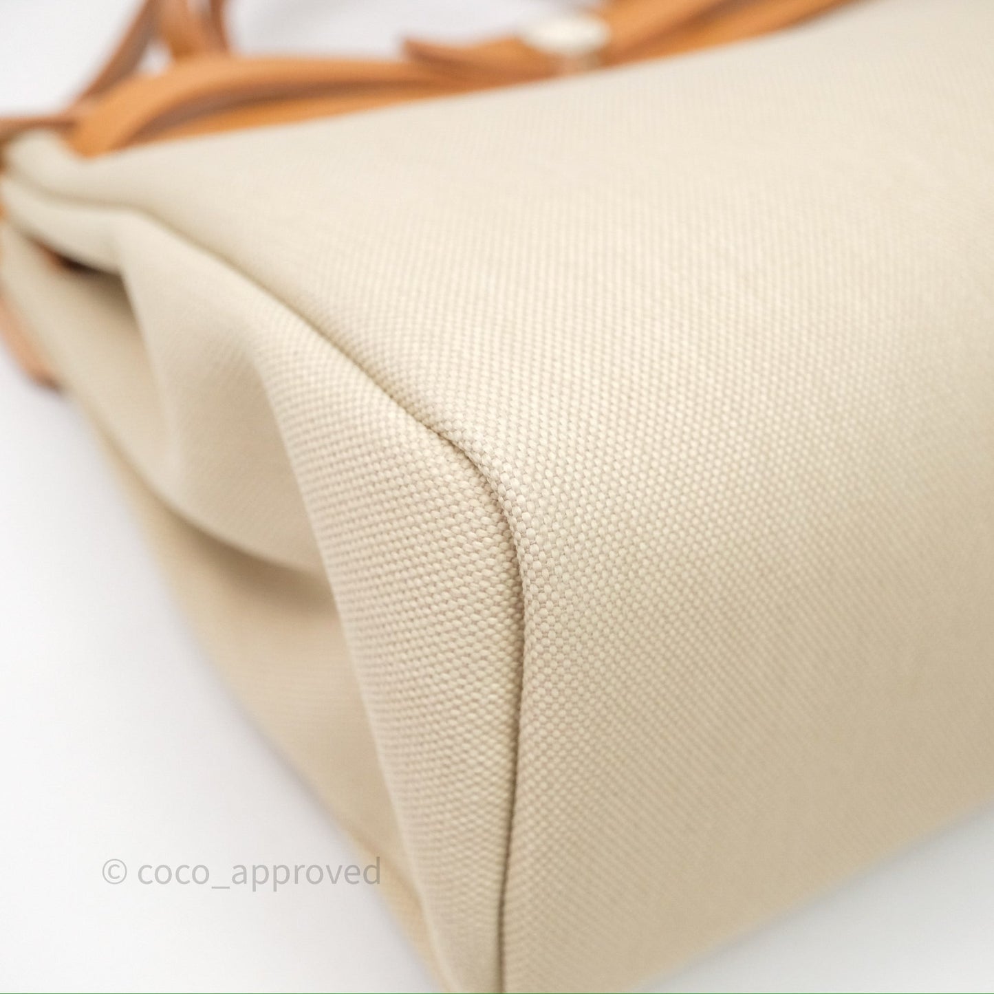 Hermès Herbag Zip 31 Retourne Beton/Natural/Nata Canvas