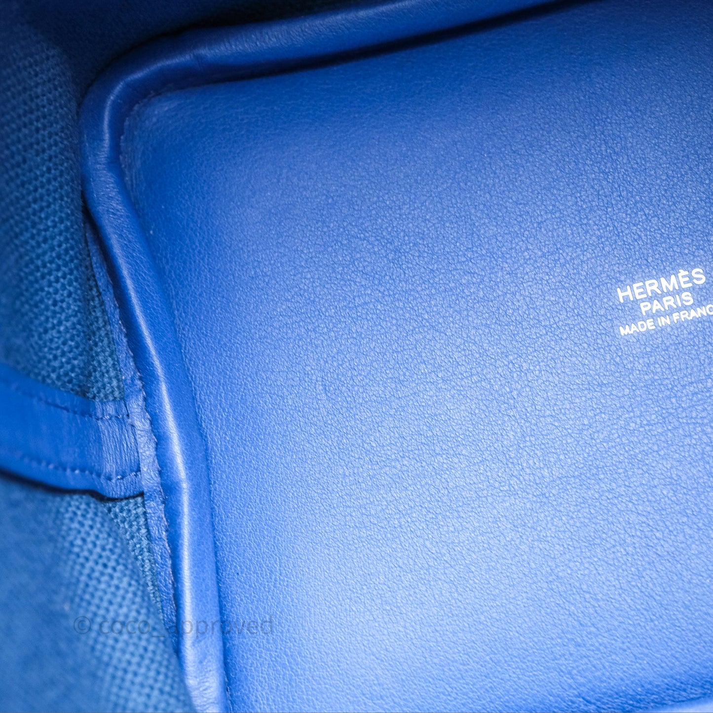 Hermes Picotin Lock 18 Cargo Pockets Bleu Royal Palladium Hardware