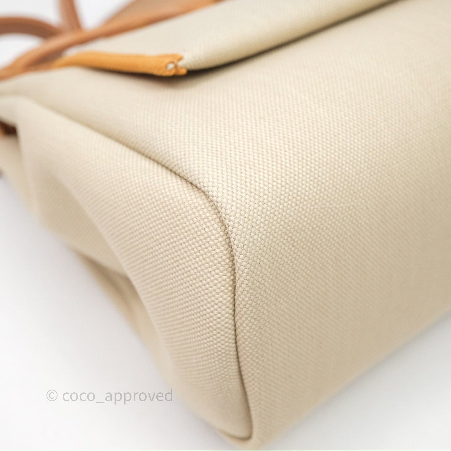 Hermès Herbag Zip 31 Retourne Beton/Natural/Nata Canvas