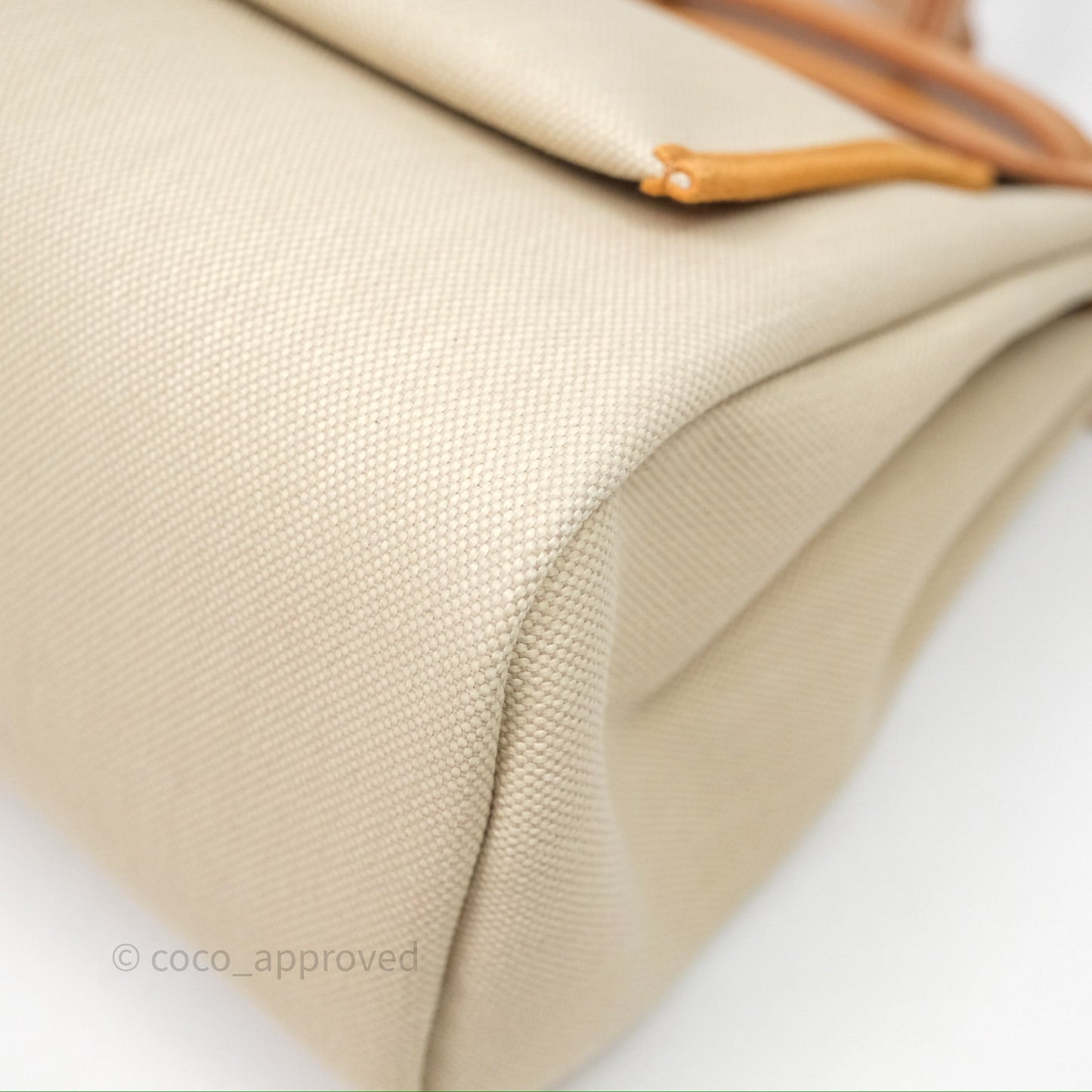 Hermès Herbag Zip 31 Retourne Beton/Natural/Nata Canvas