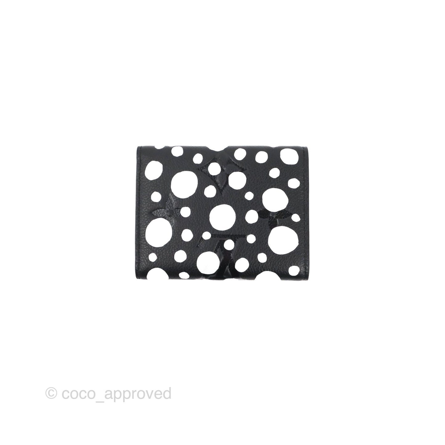 Louis Vuitton x Yayoi Kusama Victorine Wallet White/Black Monogram Empreinte