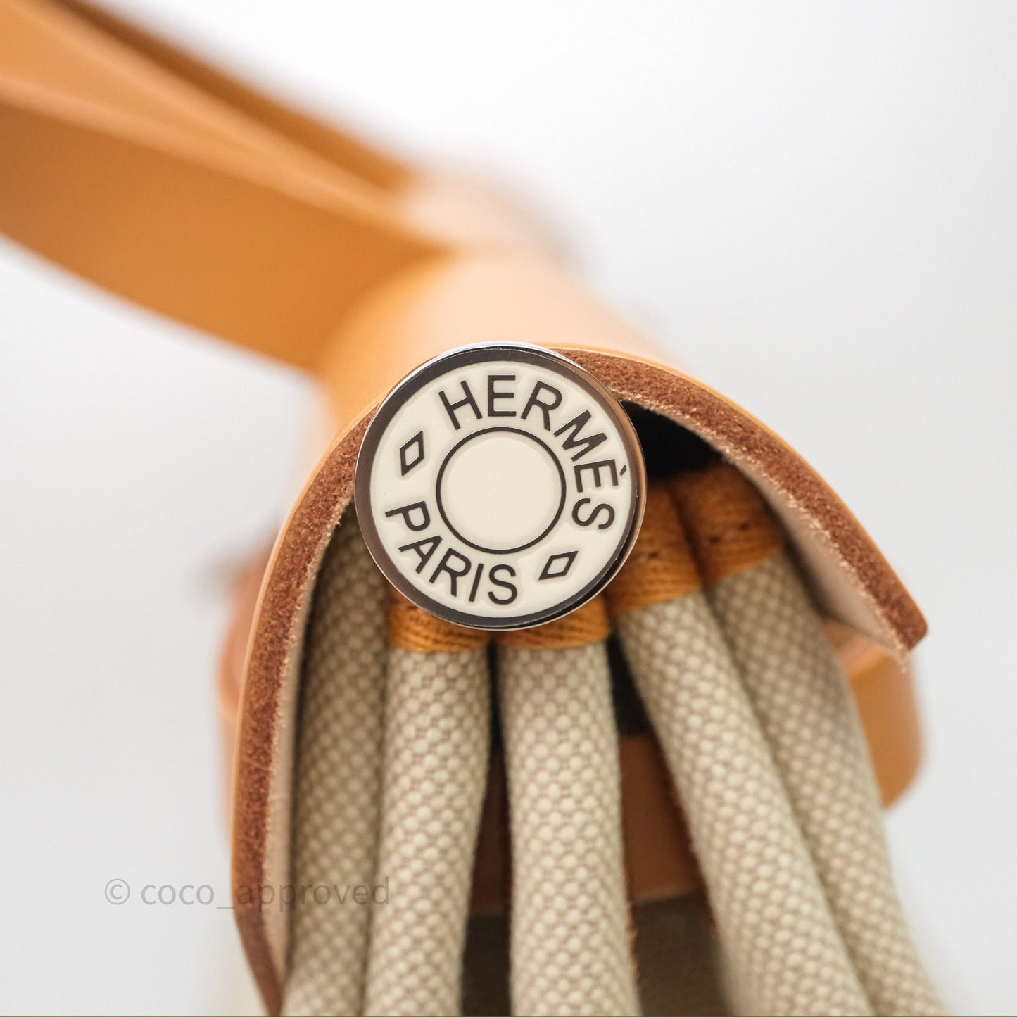 Hermès Herbag Zip 31 Retourne Beton/Natural/Nata Canvas