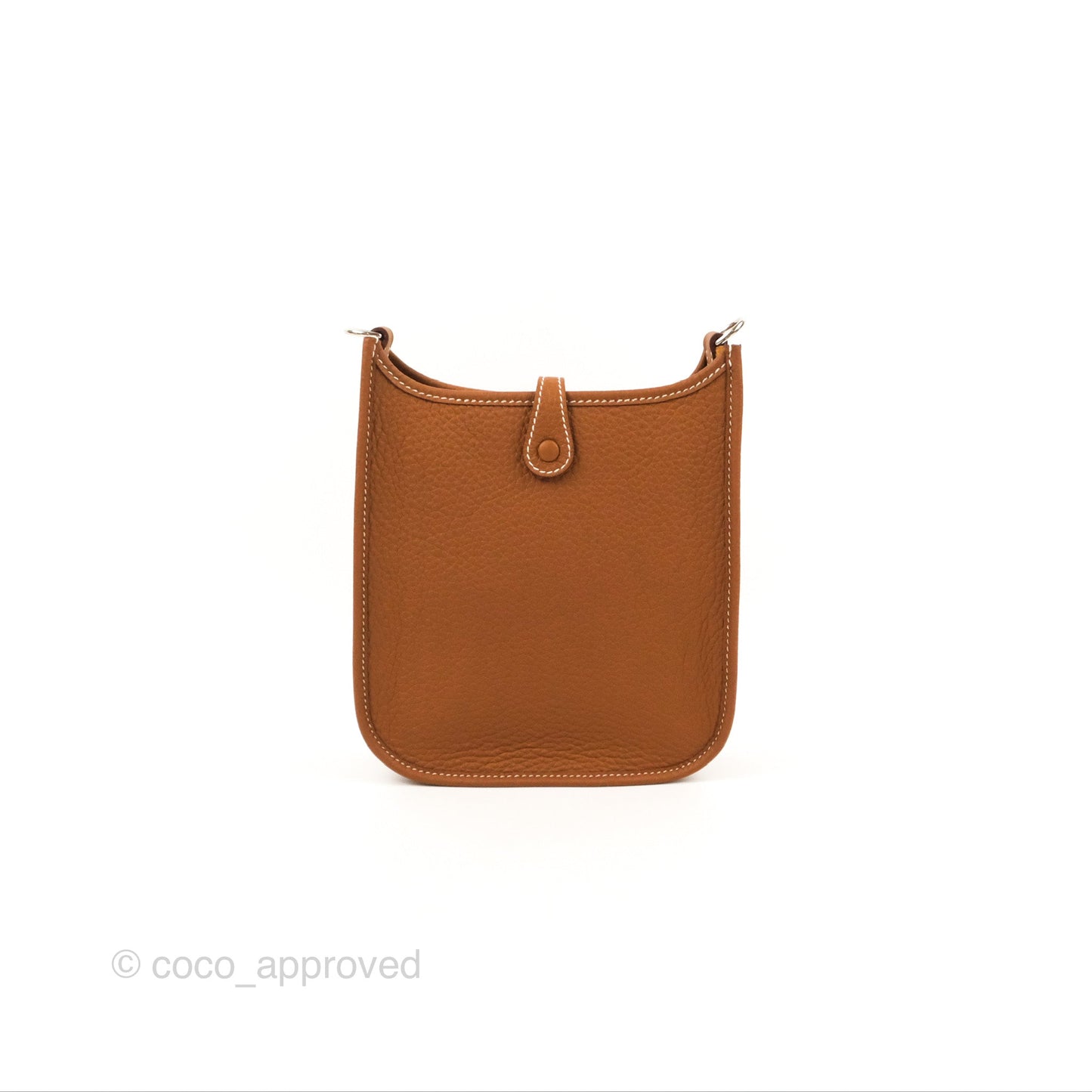 Hermès Mini Evelyne 16 Gold Clemence Palladium Hardware
