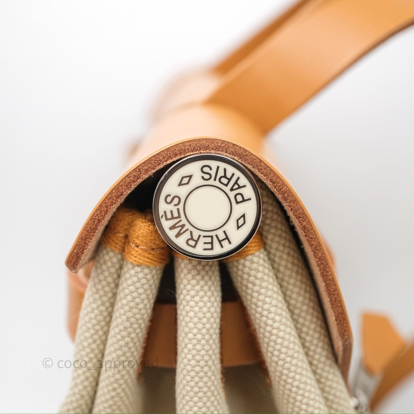 Hermès Herbag Zip 31 Retourne Beton/Natural/Nata Canvas