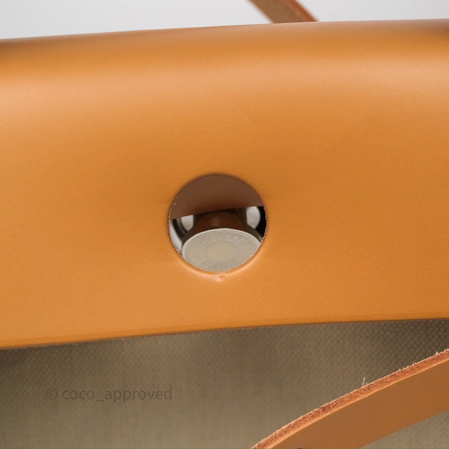 Hermès Herbag Zip 31 Retourne Beton/Natural/Nata Canvas