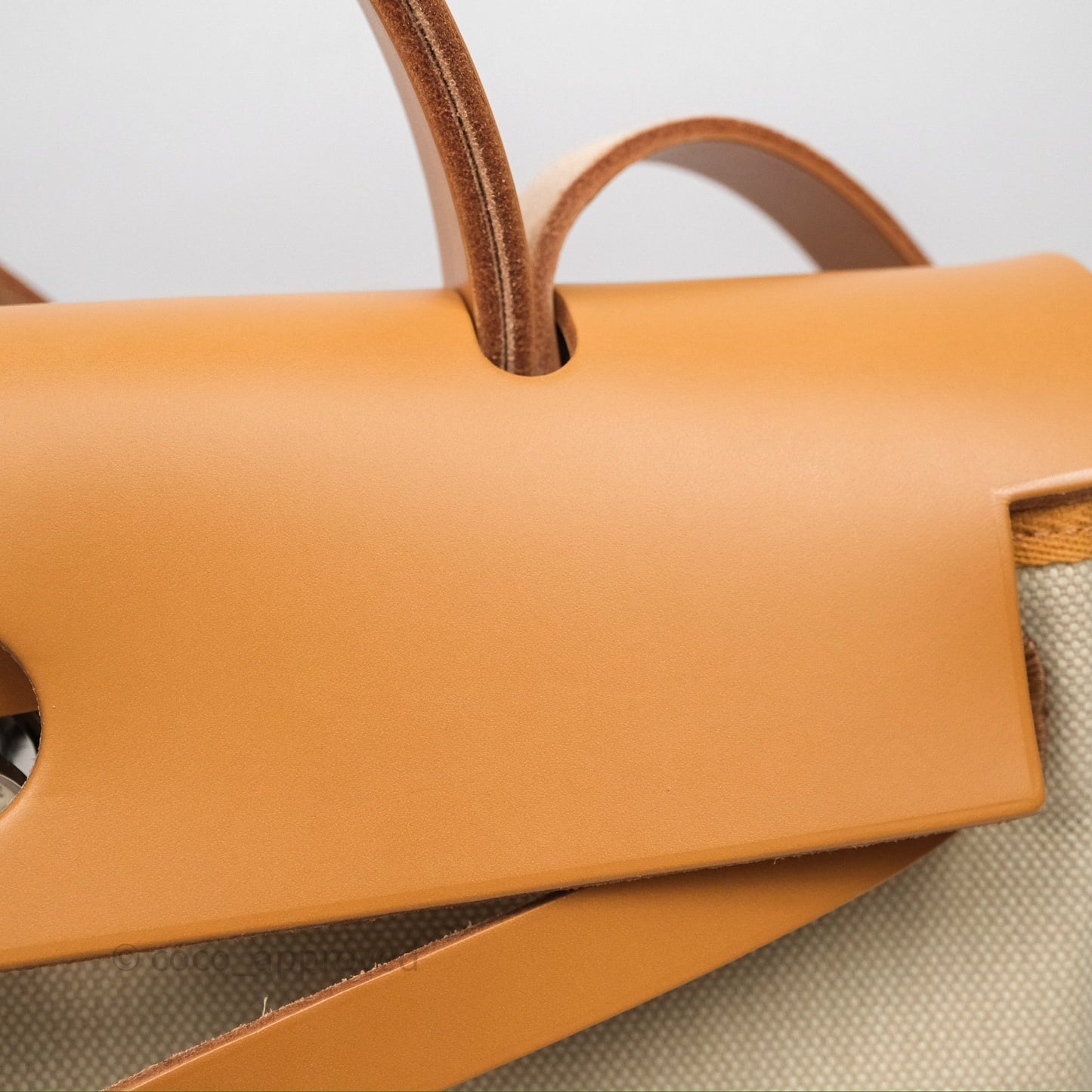 Hermès Herbag Zip 31 Retourne Beton/Natural/Nata Canvas