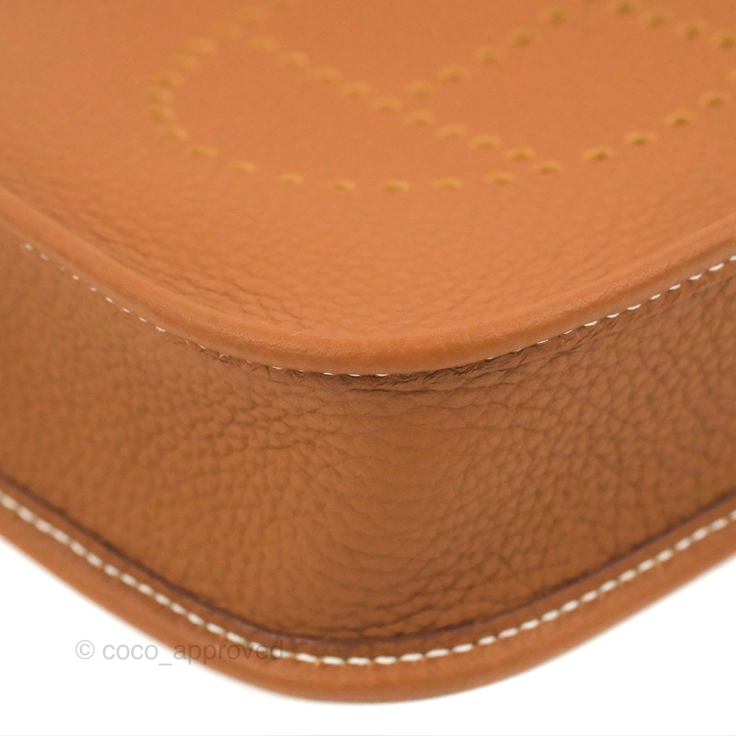 Hermès Mini Evelyne 16 Gold Clemence Palladium Hardware