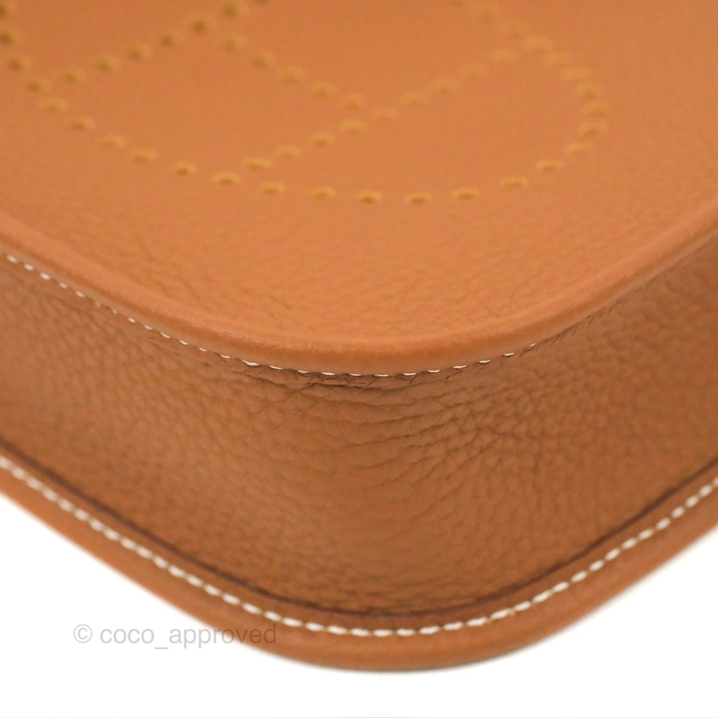 Hermès Mini Evelyne 16 Gold Clemence Palladium Hardware