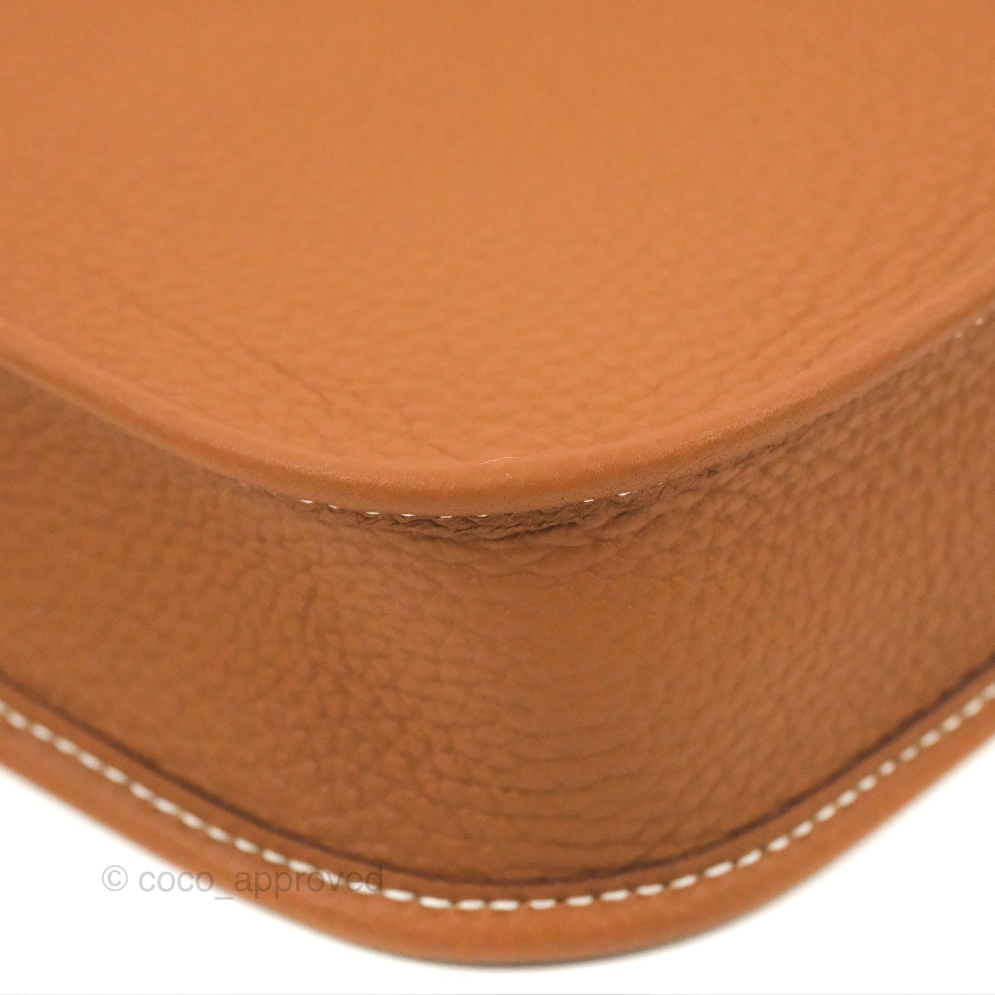 Hermès Mini Evelyne 16 Gold Clemence Palladium Hardware