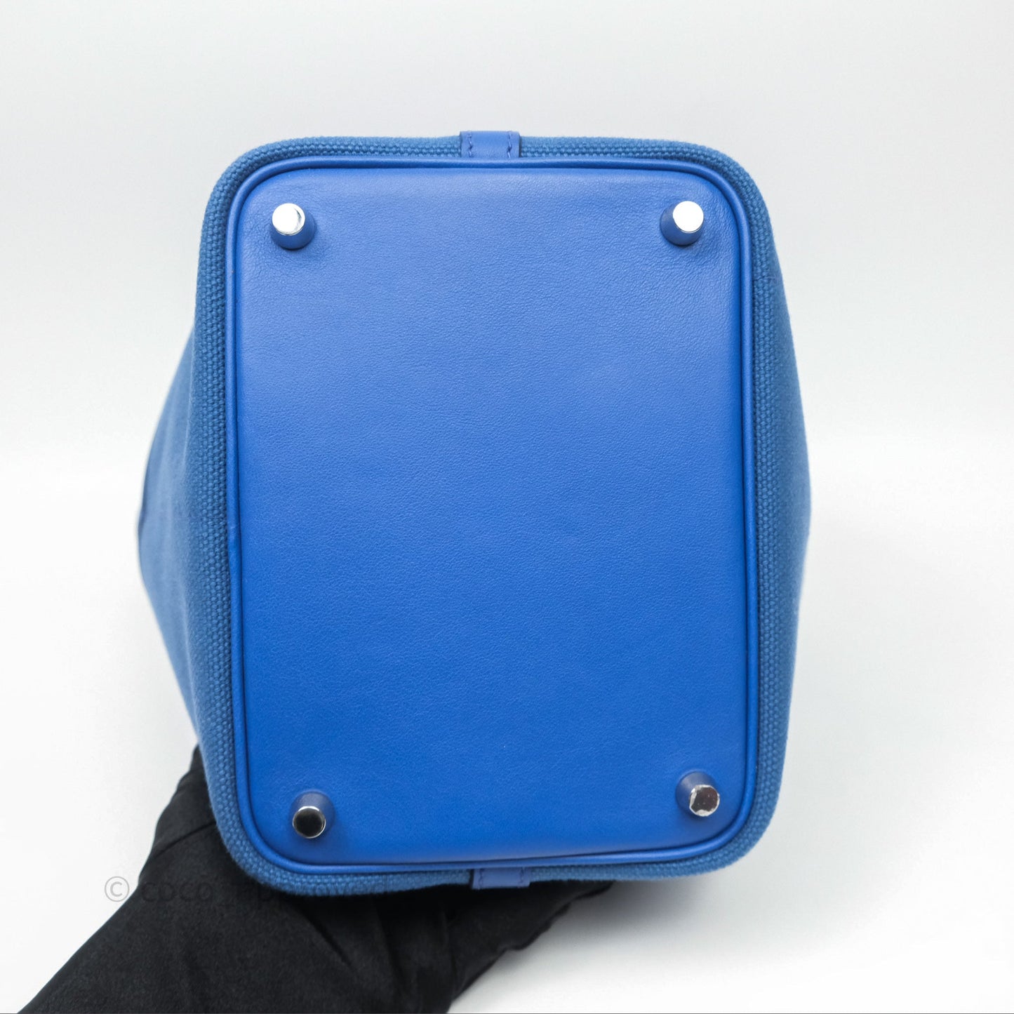 Hermes Picotin Lock 18 Cargo Pockets Bleu Royal Palladium Hardware