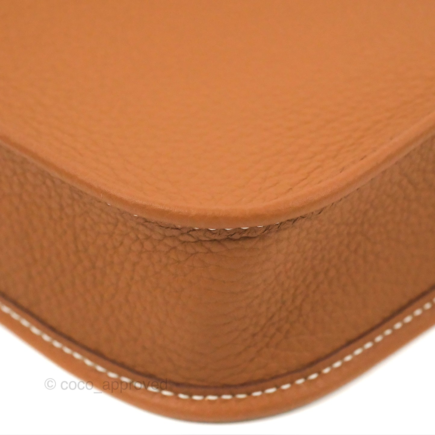 Hermès Mini Evelyne 16 Gold Clemence Palladium Hardware