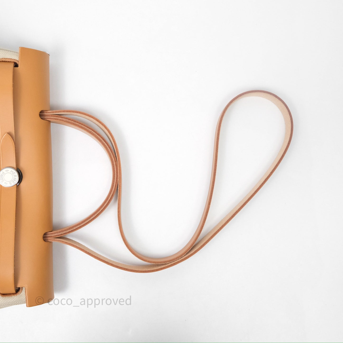Hermès Herbag Zip 31 Retourne Beton/Natural/Nata Canvas