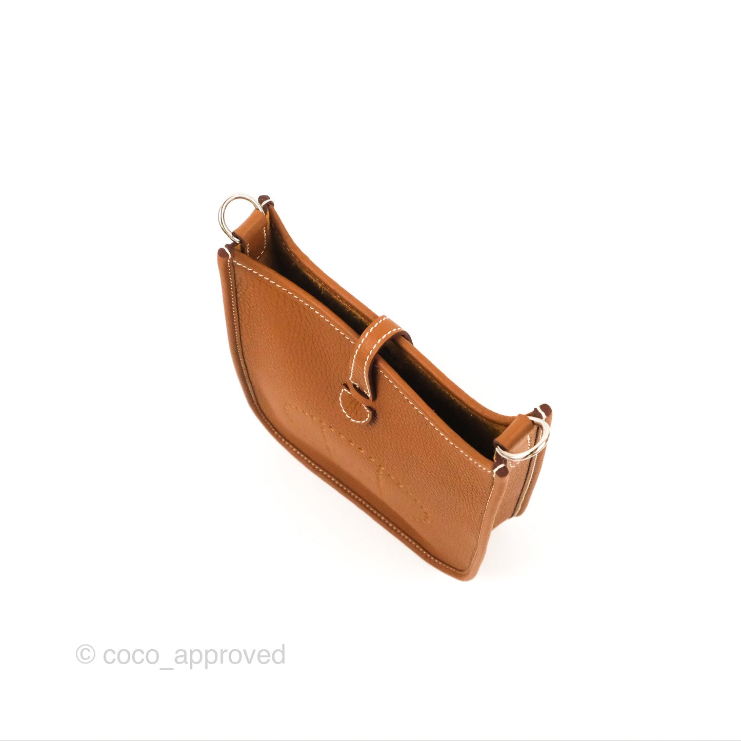 Hermès Mini Evelyne 16 Gold Clemence Palladium Hardware