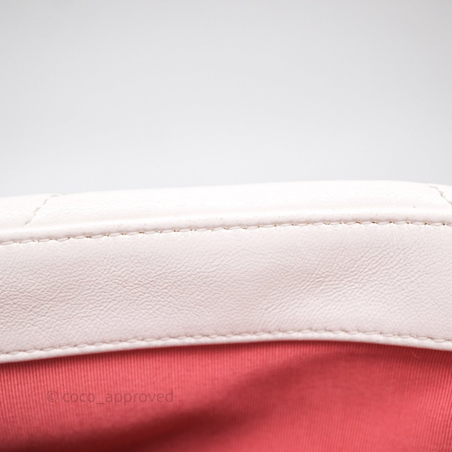 Chanel 19 Small White Mixed Hardware