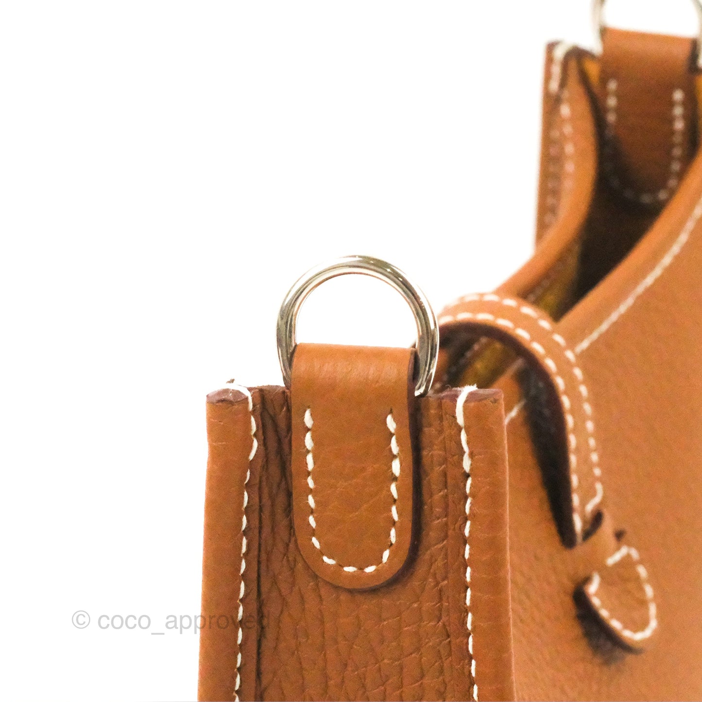 Hermès Mini Evelyne 16 Gold Clemence Palladium Hardware