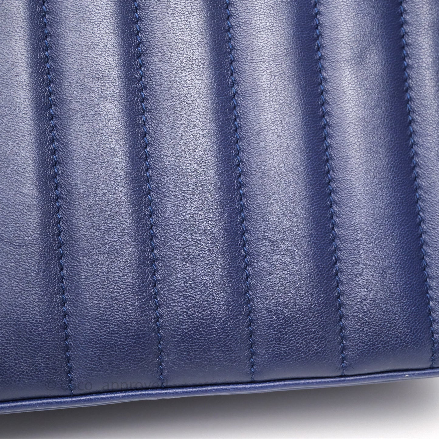 Saint Laurent Medium Vicky Bag Blue Lambskin Gold Hardware