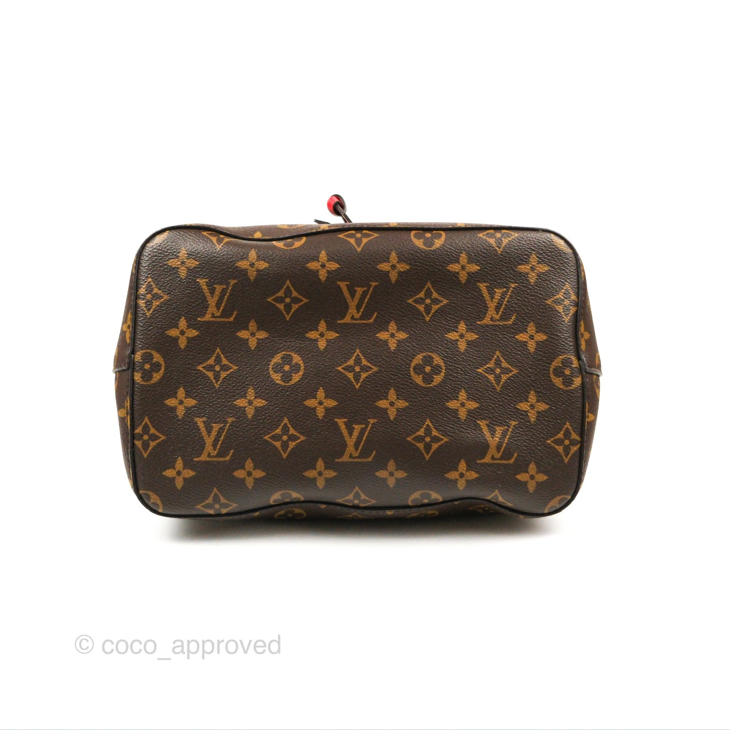 Louis Vuitton Neonoe Bucket Bag MM Monogram Canvas Red