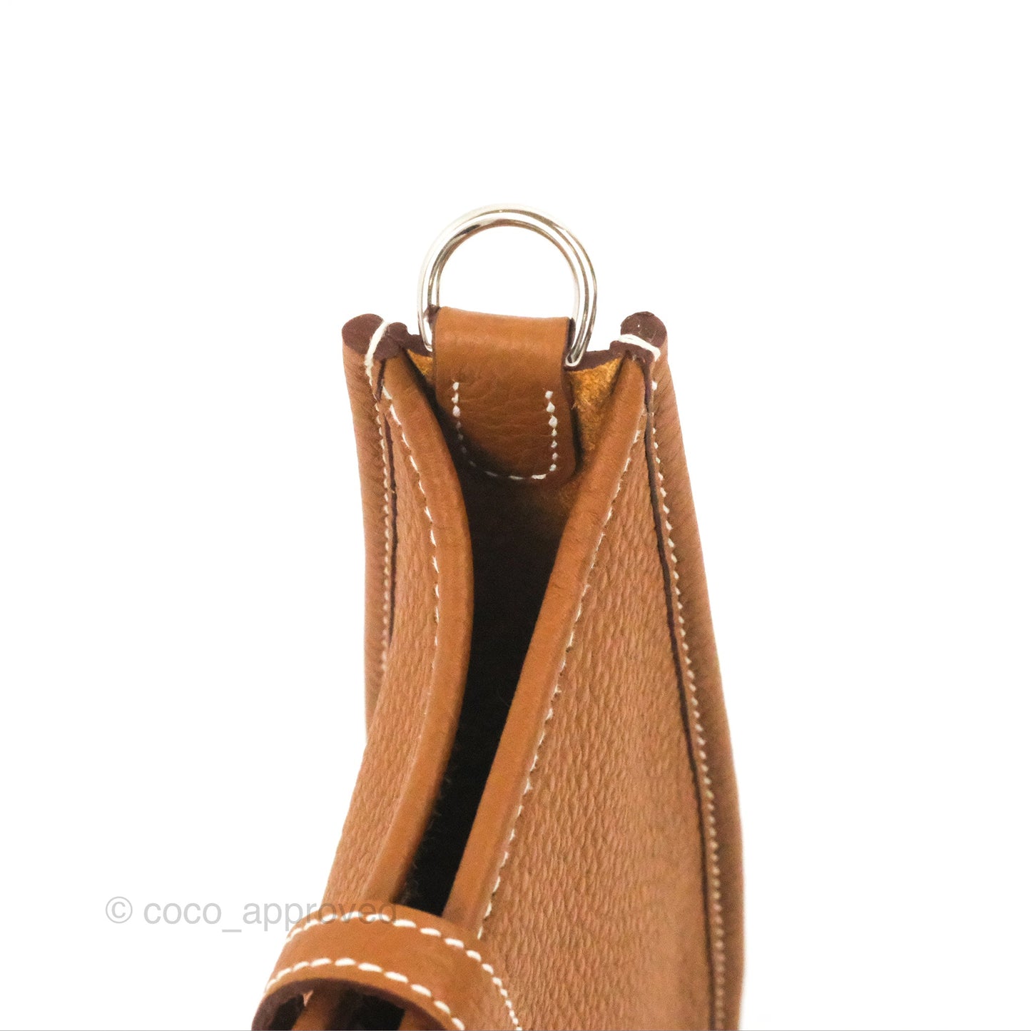 Hermès Mini Evelyne 16 Gold Clemence Palladium Hardware