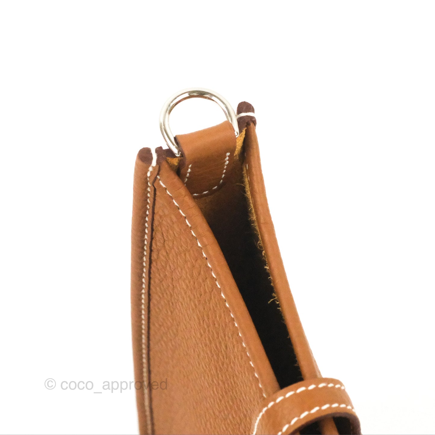 Hermès Mini Evelyne 16 Gold Clemence Palladium Hardware