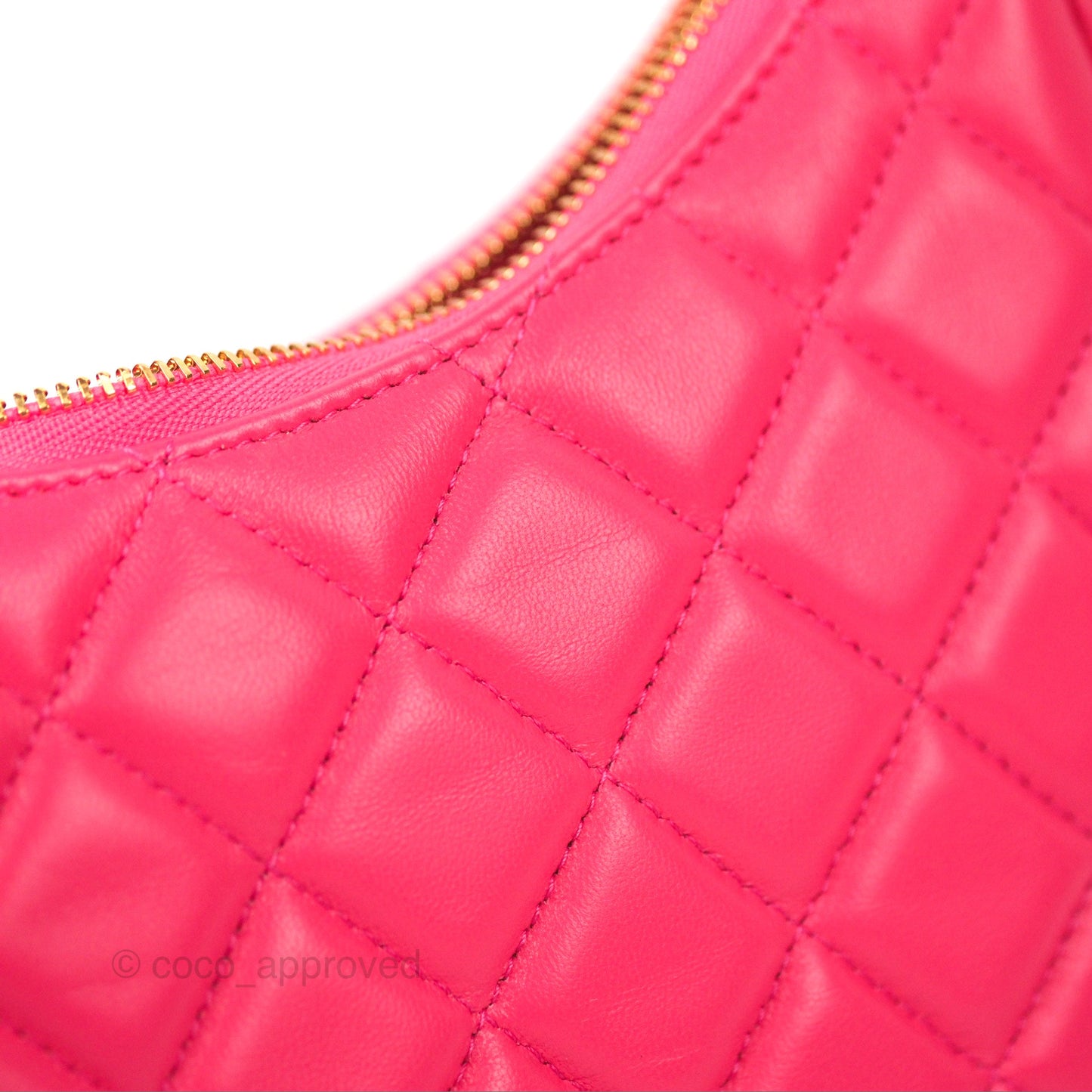 Chanel Small Hobo Bag Pink Lambskin Gold Hardware 23S