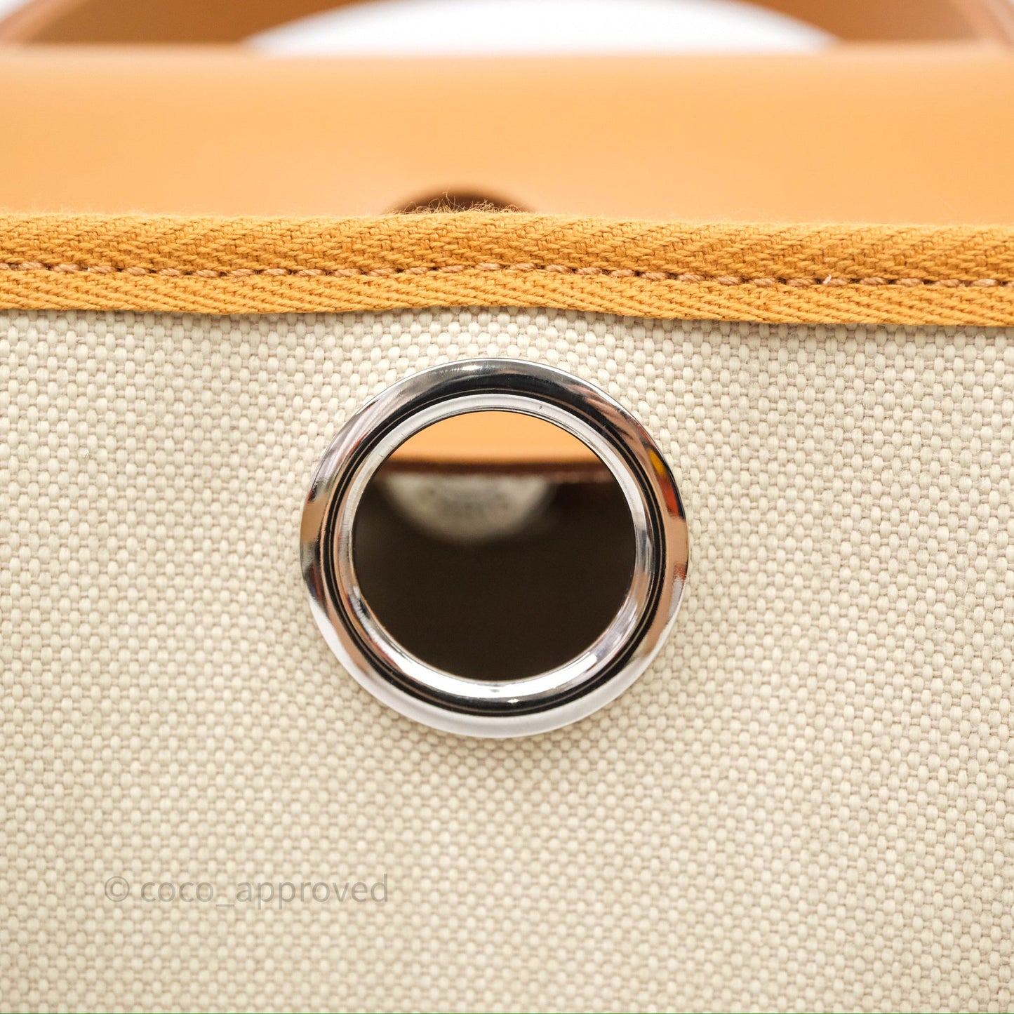 Hermès Herbag Zip 31 Retourne Beton/Natural/Nata Canvas