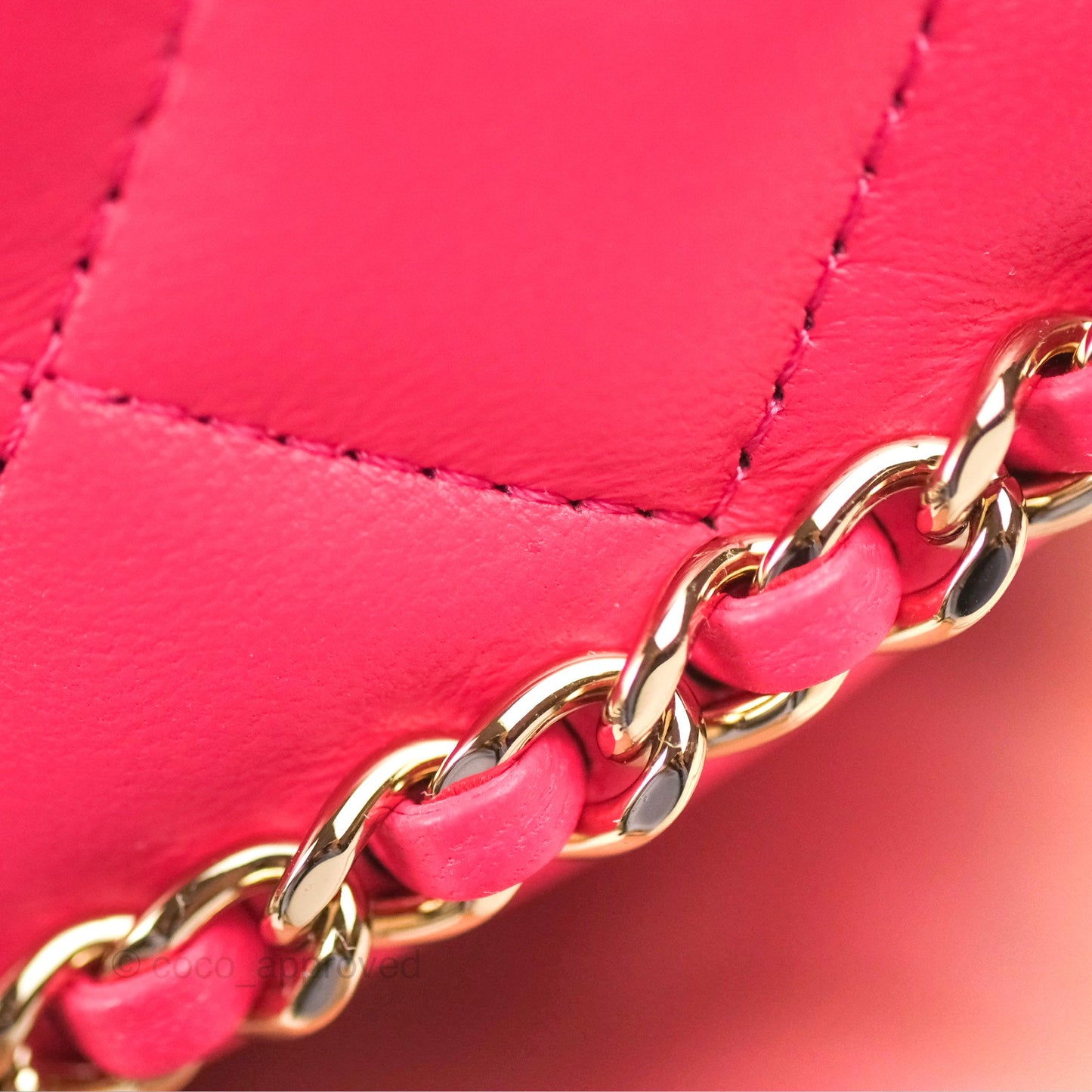 Chanel Small Hobo Bag Pink Lambskin Gold Hardware 23S