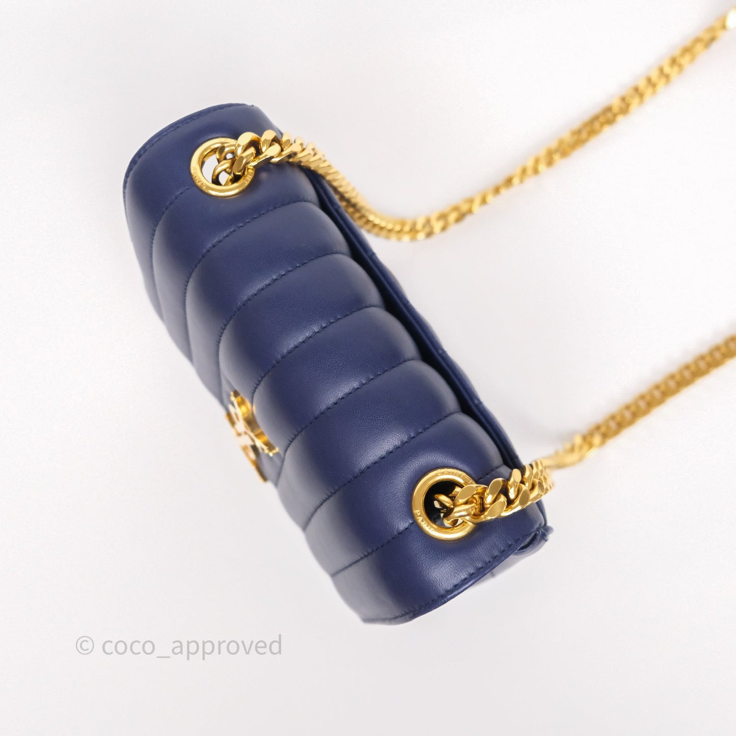 Saint Laurent Medium Vicky Bag Blue Lambskin Gold Hardware