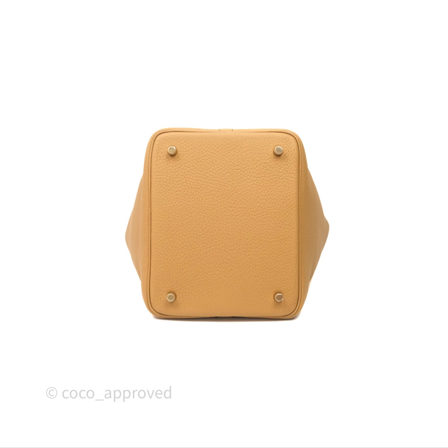 Hermès Picotin 22 Biscuit 48 Clemence Gold Hardware