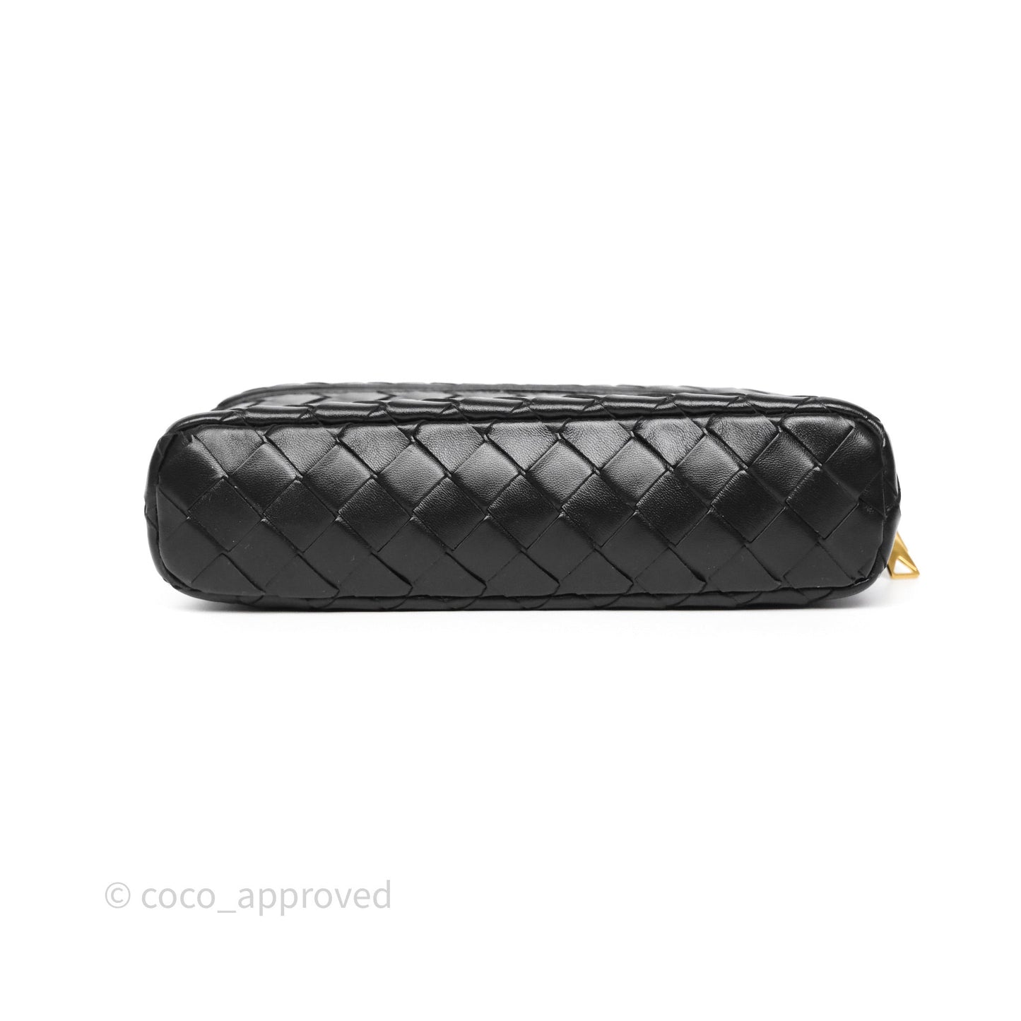 Bottega Veneta Bang Bang Vanity Case Black Intrecciato Calfskin