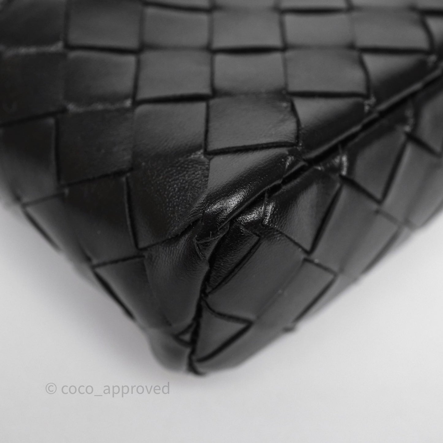 Bottega Veneta Bang Bang Vanity Case Black Intrecciato Calfskin