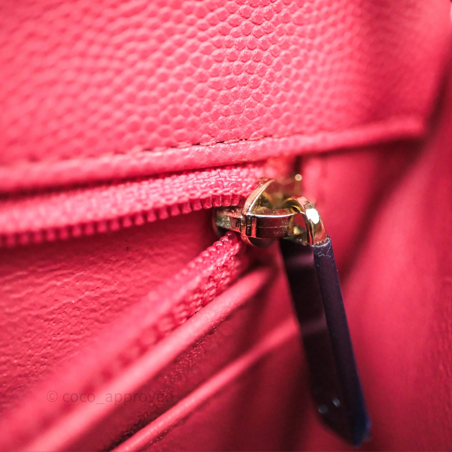 Chanel Quilted Mini Square Pink Caviar Gold Hardware