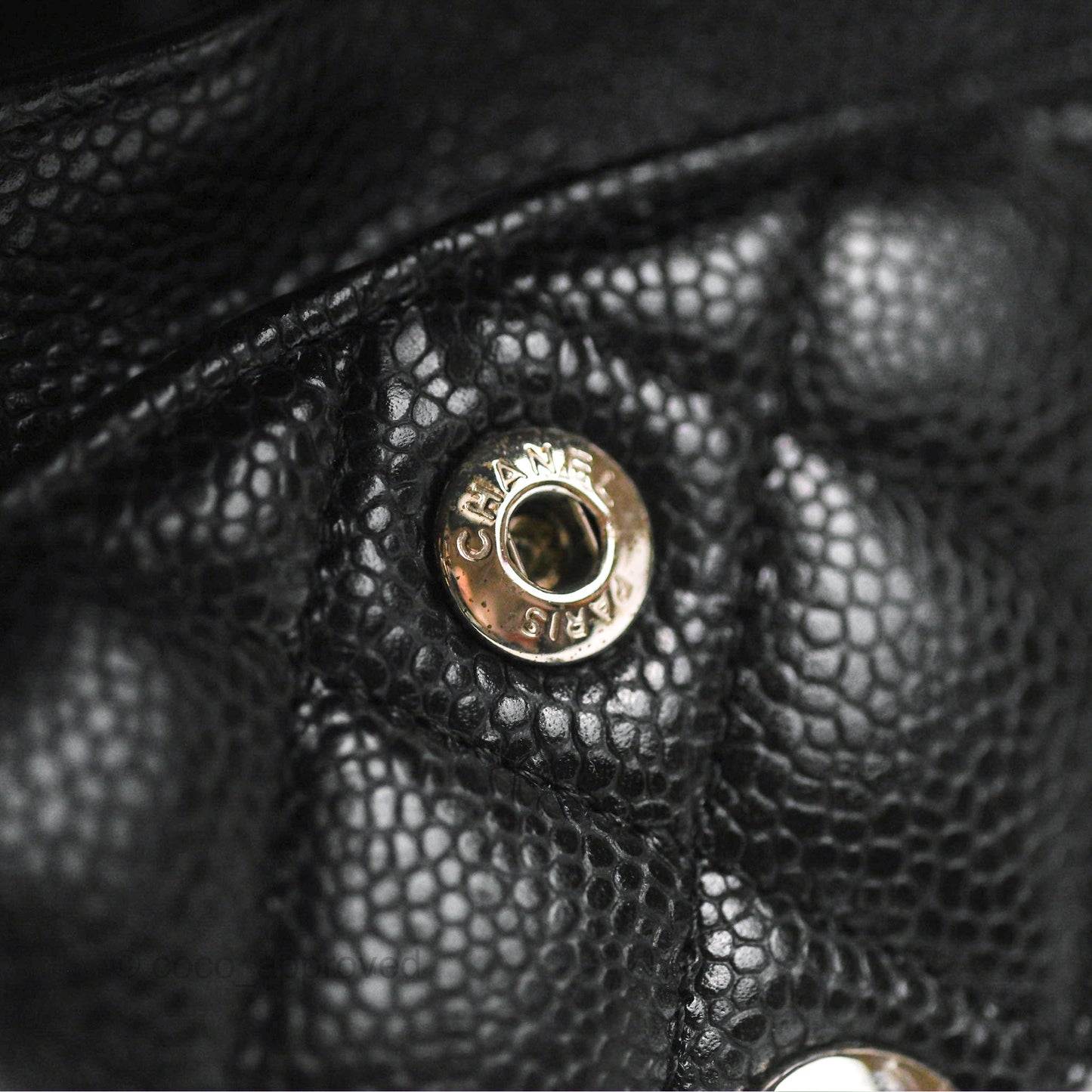 Chanel Small Classic Flap Quilted Black Caviar Silver Hardware