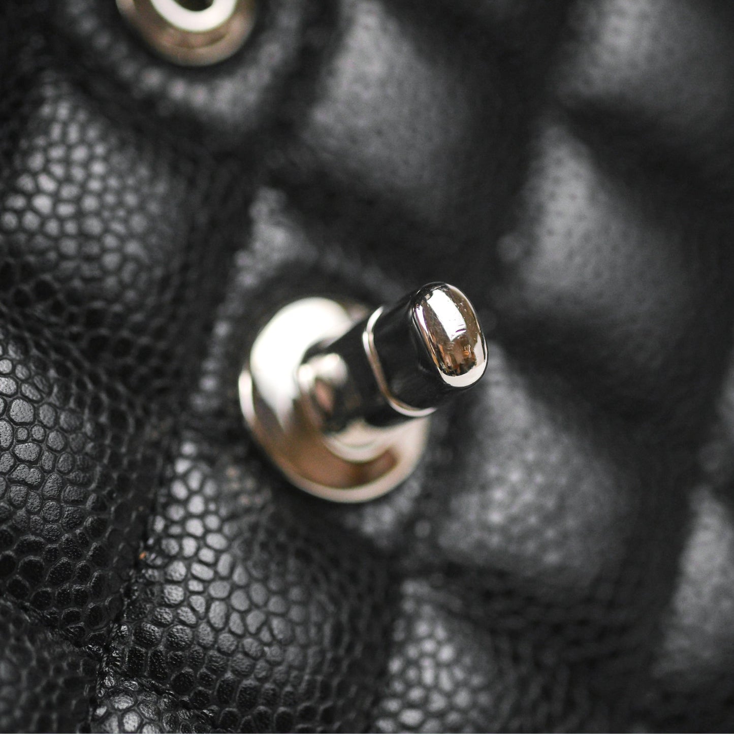Chanel Small Classic Flap Quilted Black Caviar Silver Hardware