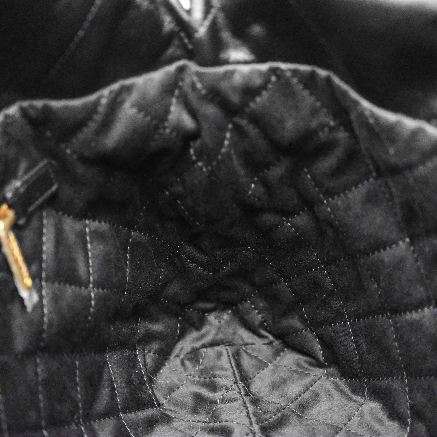 Chanel 22 Small Black Shiny Calfskin Aged Gold Hardware