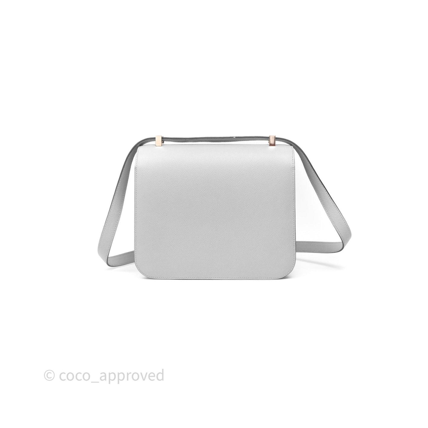Hermès Constance 24 Gris Mouette 4Z Epsom Palladium Hardware