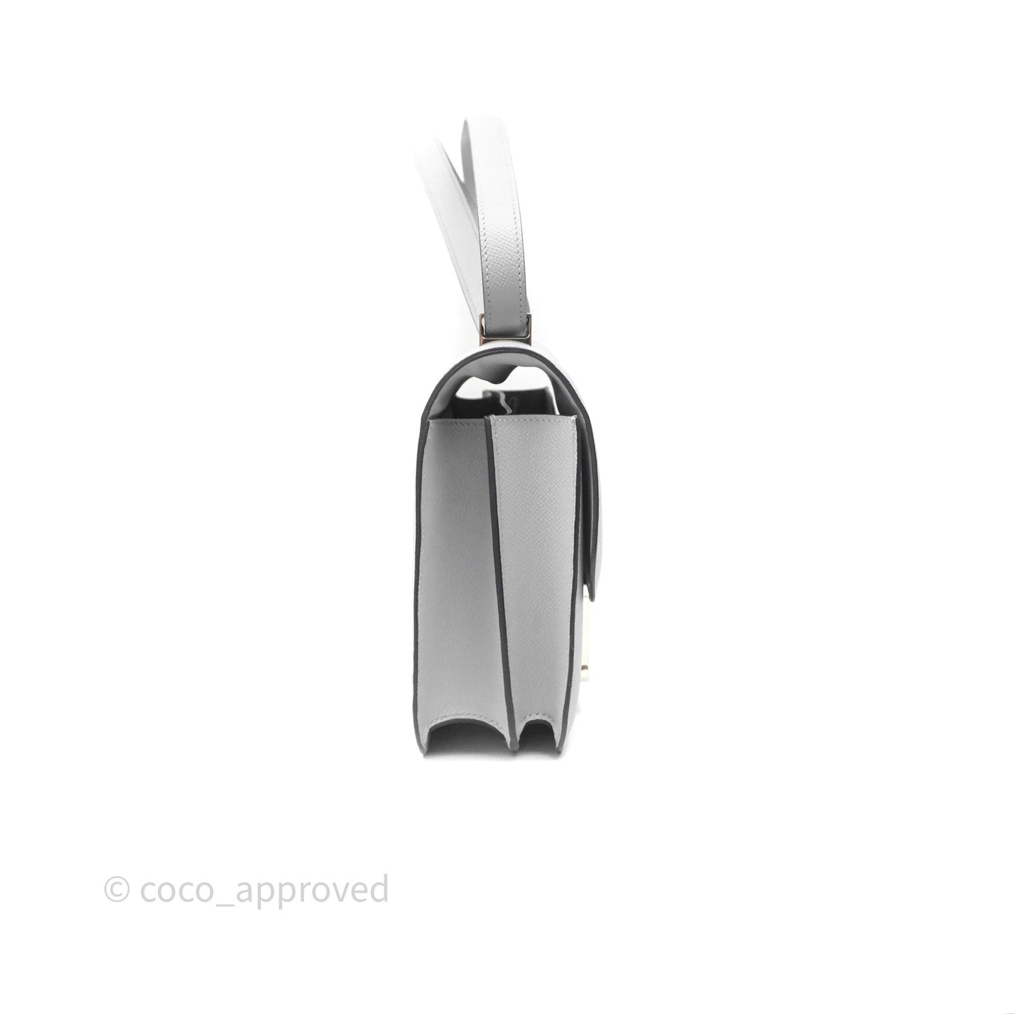 Hermès Constance 24 Gris Mouette 4Z Epsom Palladium Hardware