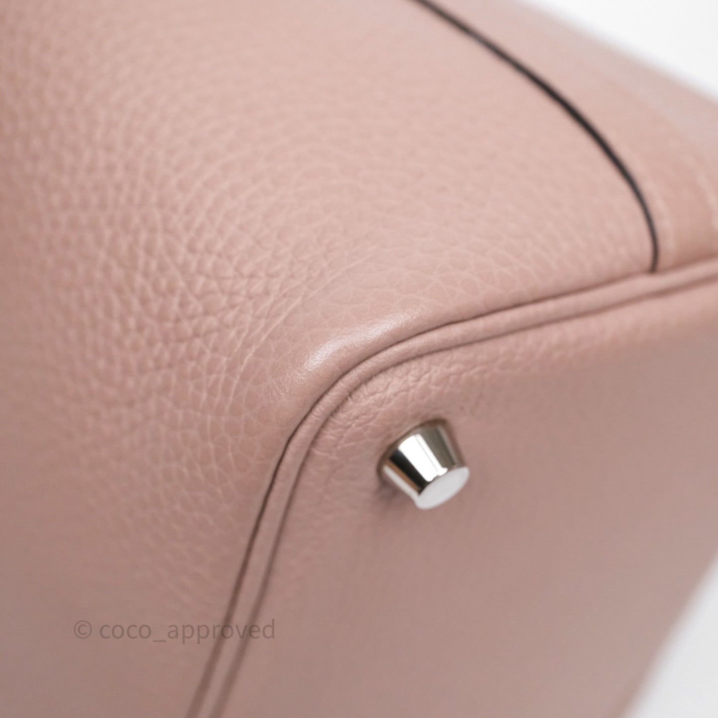 Hermès Picotin 18 Glycine 4W Clemence Palladium Hardware