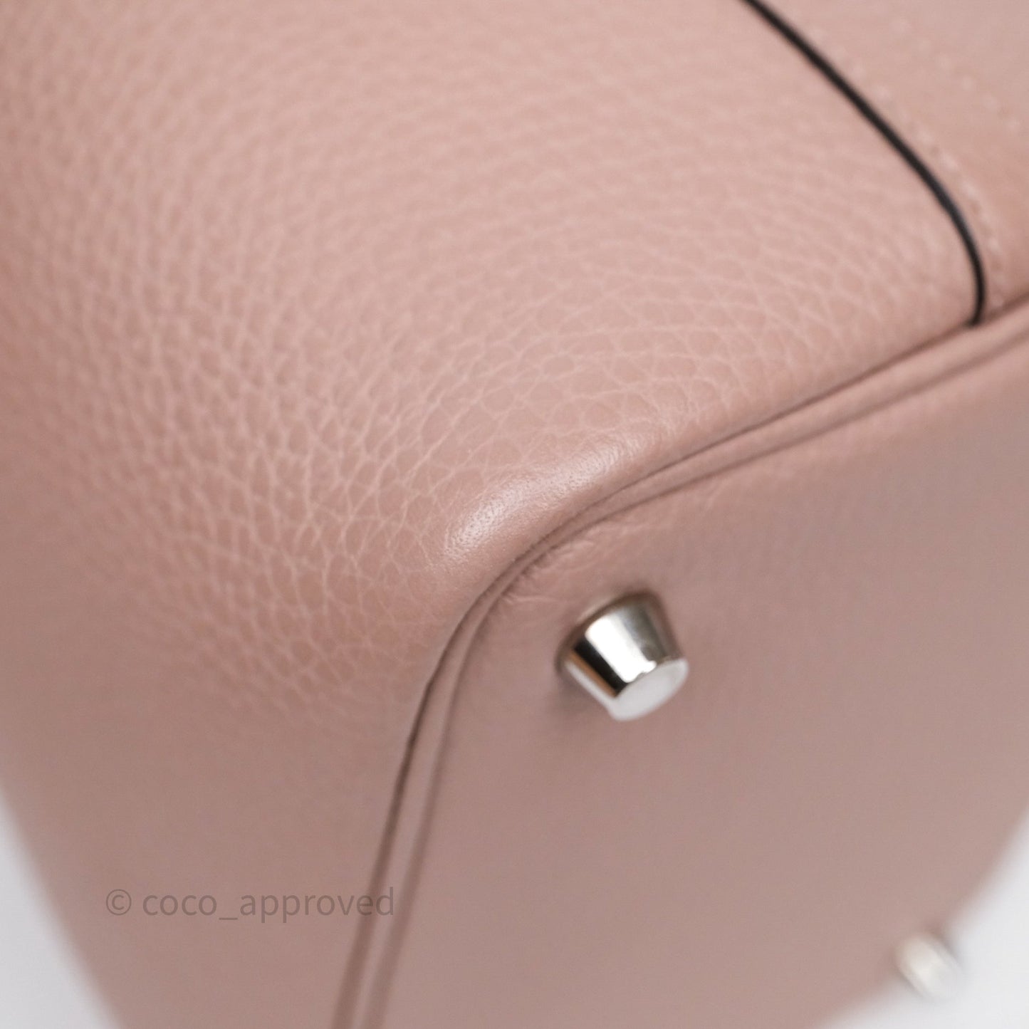 Hermès Picotin 18 Glycine 4W Clemence Palladium Hardware